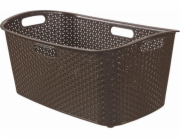 koš na čisté prádlo 47l,60x28x30 hnědý MY STYLE