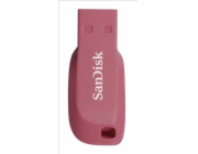 SanDisk Flash Disk 16GB Cruzer Blade, USB 2.0, růžová
