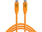 Tether Tools USB-C zu USB-C 4,60m oranzova