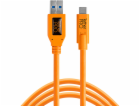 Tether Tools USB 3.0 zu USB-C 4,60m oranzova