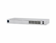 UBNT UniFi Switch USW-16-POE Gen2 [16xGigabit, 8x PoE out 42W, 802.3at/af, 2xSFP, 36Gbps]