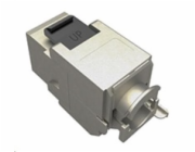 MULTIPACK 24 ks - samořezný keystone Solarix CAT5E STP SXKJ-5E-STP-BK-SA