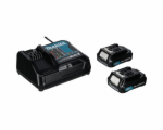 Makita Energy Kit 197658-5  2x BL1021B + DC10SB