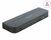 DeLOCK DP 1.4 KVM přepínač - 8K 30Hz s SB 3.2 Gen 1, KVM přepínač