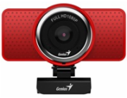 GENIUS webová kamera ECam 8000/ červená/ Full HD 1080P/ USB2.0/ mikrofon