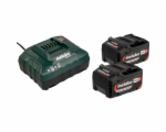 Metabo nabíječka ASC 55 + 2x akumulátor Li-Power 18V/4Ah