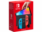 Herní konzole Nintendo Switch, Neon Red&Blue Joy-Con (OLED)