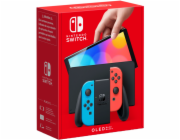 Herní konzole Nintendo Switch, Neon Red&Blue Joy-Con (OLED)