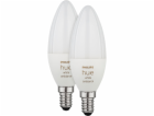 Philips Hue LED Lampe E14 2er Set 5,2W 320lm White Ambiance