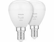 Philips Philips Hue E14 5,7W W BT míček 2-balení