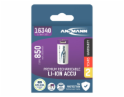 Ansmann 16340 Li-Ion aku 850mAh 3,6V micro USB vstup 1300-0015