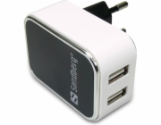 Sandberg 440-57 AC Charger Dual USB 2.4+1A EU