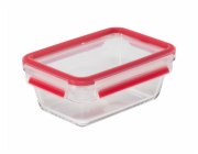 Emsa Clip&Close Glass Vorratsdose 850 ml Glas Rot