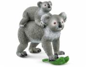 Schleich Wild Life      42566  Koala Mother with Baby