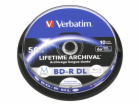 1x10 Verbatim M-Disc BD-R BluRay 50GB 6x Speed Cakebox pr...