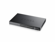 Zyxel XGS2220-30F, L3 Access Switch, 24x1G SFP, 2x10mG RJ45, 4x10G SFP+ Uplink, incl. 1 yr NebulaFlex Pro