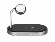 Verbatim WCS-02 Aluminium 3-in-1  Qi MFi WiFi+Apple Watch Charger