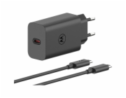 Motorola SJMC682 TurboPower 68W + kabel 1m USB-C/USB-C černá