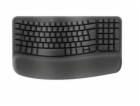 Logitech klávesnice Wave keys - bezdrátová/bluetooth/ergo...