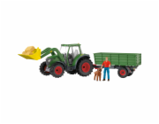 Schleich Farm World traktor s přívěsem, autíčko