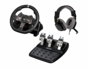 Herní volant Logitech G920 + sluchátka ASTRO A10, bílý