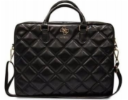 Guess PU Quilted 4G Metal Logo Taška na MacBook 15/16" čierna