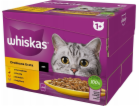 WHISKAS Poultry Feast Box - mokré krmivo pro kočky - 24x85 g