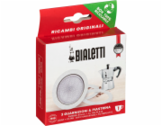 Bialetti Ricambi 3 Replacement  Gaskets +1 Filter 1 Cups