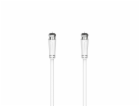 Hama SAT-Anschlusskabel 1,5m F-Stecker/F-St. weiß 90dB 20...