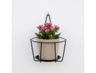 Držák na květináče GARDEN CENTER, 16 cm, 17 cm, slitina kovu