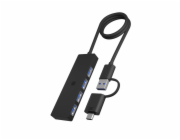 ICY BOX IB-HUB1424-C3 4-Port  USB Type-A Hub