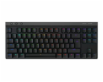Logitech G G515 - Klávesnice - technologie LIGHTSPEED - TKL - podsvícení - bezdrátový - 2.4 GHz, Bluetooth, USB - QWERTY - US mezinárodní - klávesový spínač: GL Tactile - černá
