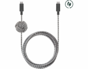 Native Union kabel USB-C na USB-C 1,8 m černobílý (ACABLE-C-ZEB-NP)