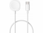 FIXED USB-C nabíjací kábel pre Apple Watch, biely