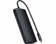 Satechi Satechi USB-C Multiport Adapter 8K - USB-C adaptér (USB-C, HDMI, 3x USB 3.2 Gen 2 10Gbps, 1x USB 3.2 Gen 1 5Gbps, UHS-II čtečka SD karet, Ethernet port) (půlnoc)