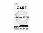 CARE by PanzerGlass Urban Combat - Zadní kryt pro mobilní telefon - kompatibilita s MagSafe - recyklovaný plast - průhledná, bílá - pro Apple iPhone 16 Pro Max