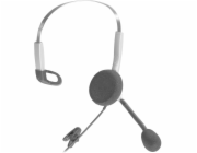 Sennheiser SH 335 Sluchátka s mikrofonem Kabel Přes hlavu Hovory/hudba Černá, Stříbrná