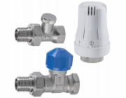 Honeywell Radiátorová sada - přímé provedení DN15 (termostatická hlavice + termostatický ventil + zpětný ventil)