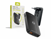 MOBILE ORIGIN Tenká nabíječka 1x USB-A 2x USB-C 1,5 A (GAN-65W-SLM-BLK)