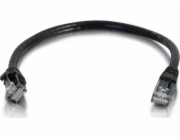 C2G Cat6 Booted Unshielded (UTP) Network Patch Cable - Patch kabel - RJ-45 (M) do RJ-45 (M) - 5 m - UTP - CAT 6 - lisovaný, provedení bez hrbolků, licna - černá