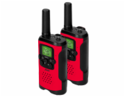 Alecto Walkie Talkie Set of 2  for Kids, range 7 km, red/black