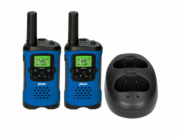 Alecto Walkie Talkie Set of 2,  range 7 km, blue/black