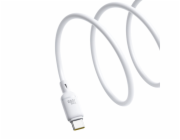 Rychlonabíjecí kabel Baseus Silky USB-C/USB-C 1m 100W bílý