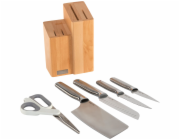 Joseph Joseph Elevate Fusion 5pc Knife&Sciss.Set w.Beechwood Blk.