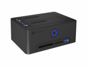 IcyBox IB-1233CL-CR čtečka karet 2x 2,5/3,5 SSD/HDD