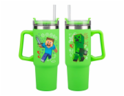 Paladone Minecraft hrnek s brčkem - Steve (900 ml)