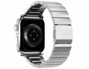 Nomad řemínek pro Apple Watch 44-49 mm - Steel Band/Silver Hardware