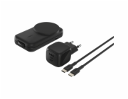 Belkin UltraCharge 25W Qi2 magn.  2-in-1 fold.charg.blk.WIZ038kqBK