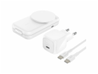 Belkin UltraCharge 25W Qi2 magn.  2-in-1 fold.charg.wht.W...