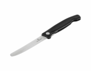 Victorinox Skládací svačinový nůž Swiss Classic, černý, vlnkované ostří